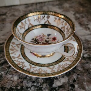 Vintage Royal Grafton China Teacup and Saucer Set 1960s #1840
